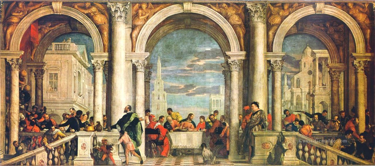 Fest im Haus von Levi Renaissance Paolo Veronese Ölgemälde